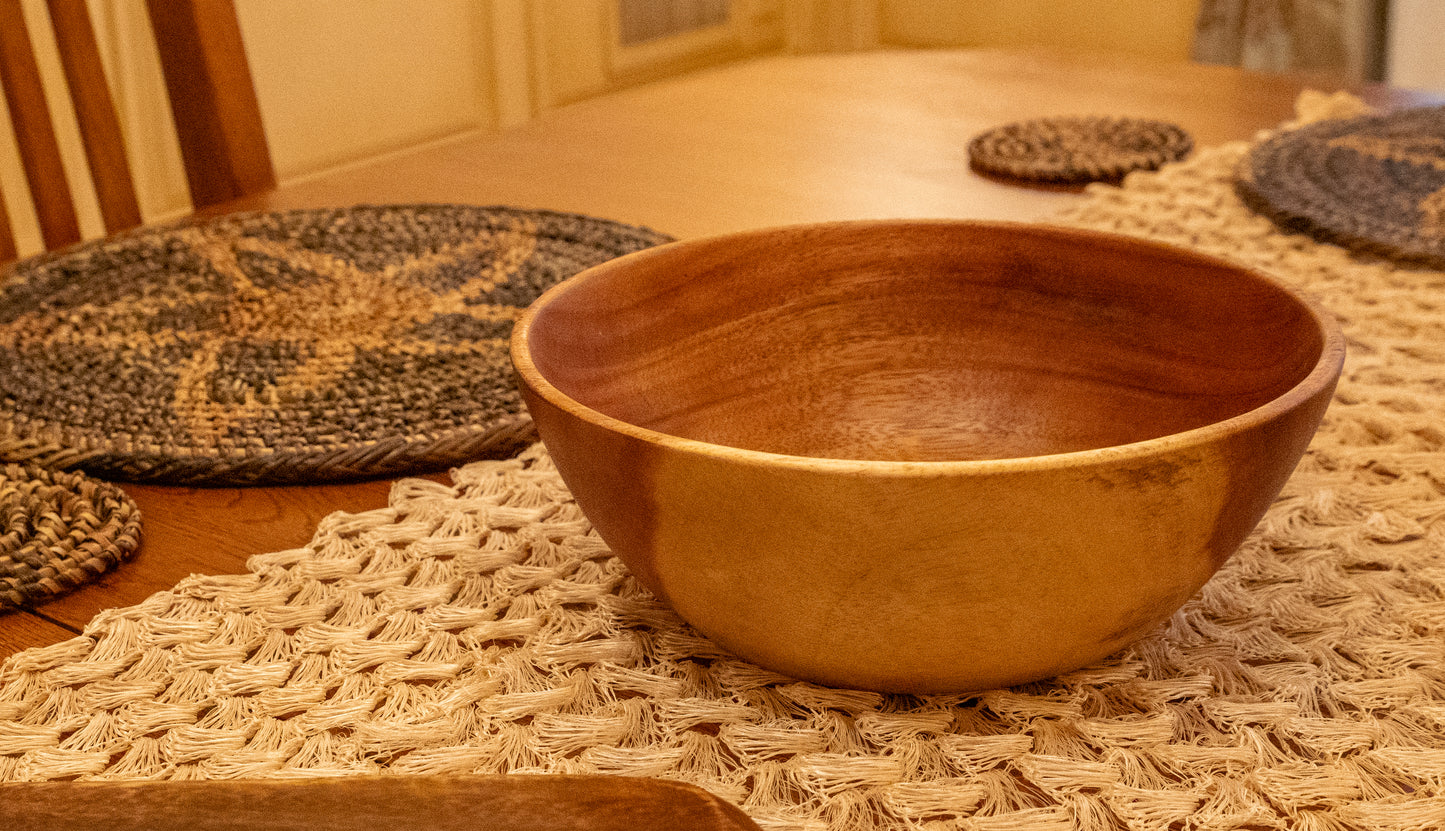 Natural Wooden Bowl