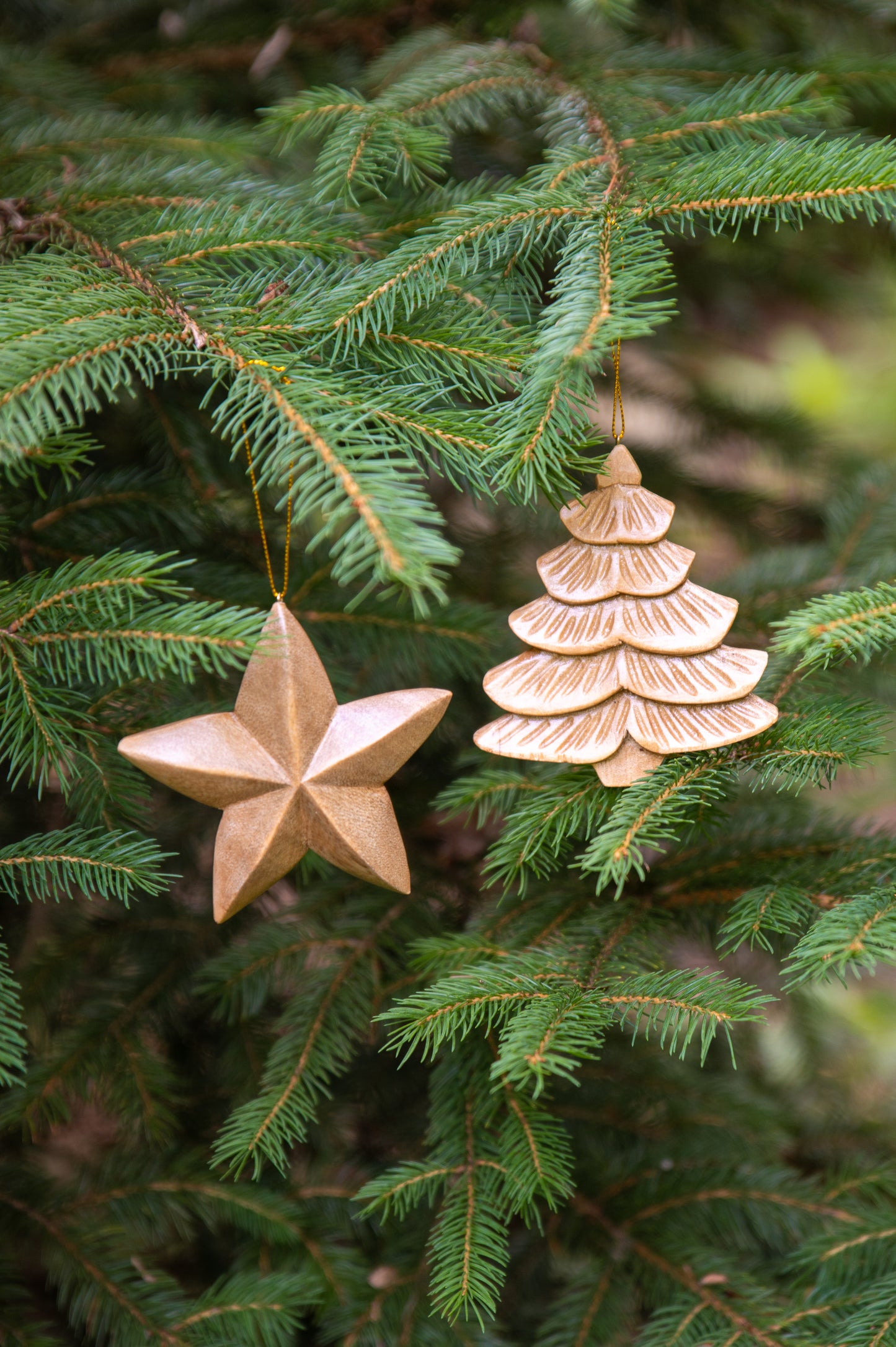 Wooden Star Ornament