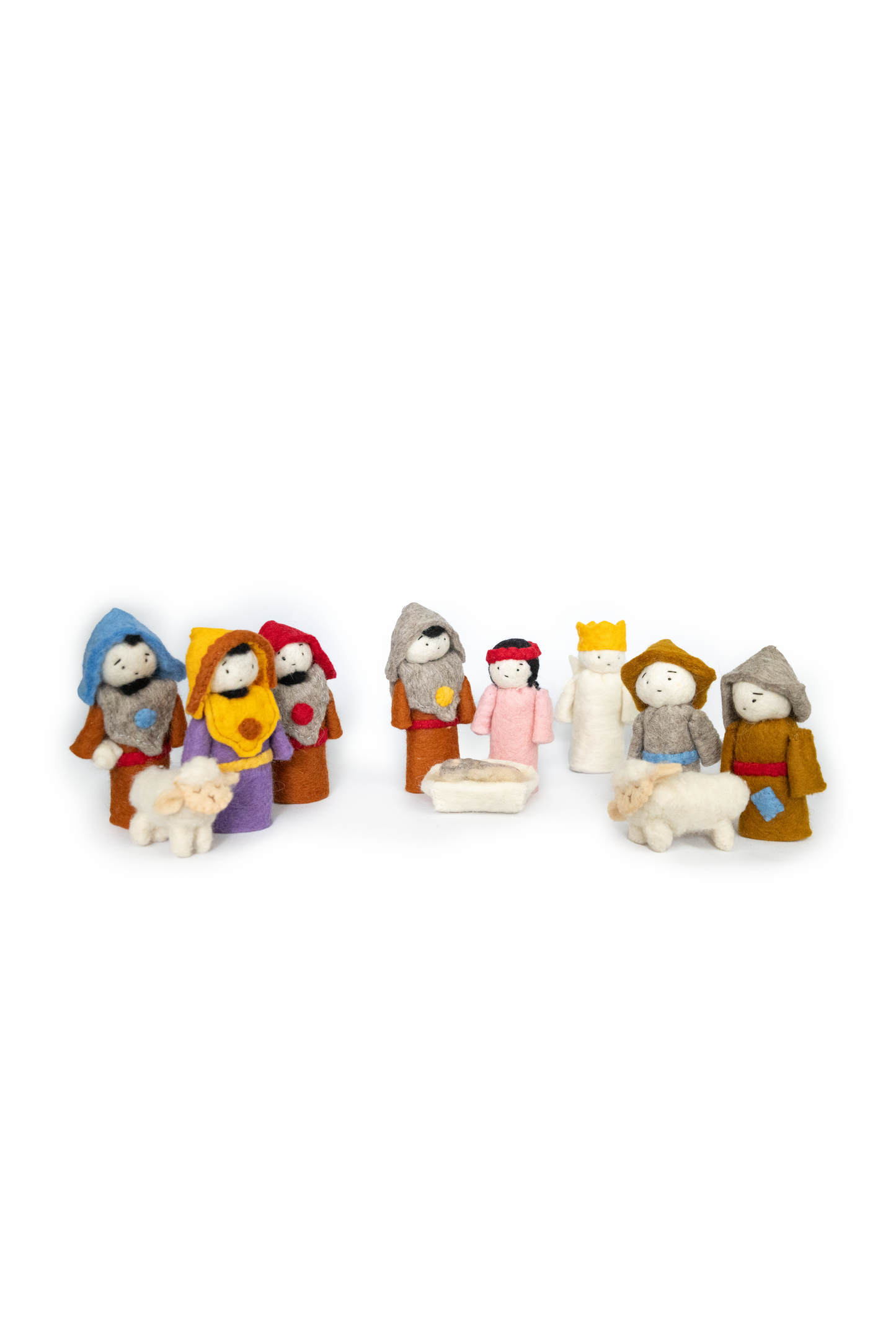 Mongolian Felt Nativity