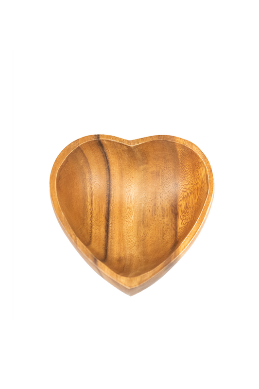 Wooden Heart Bowl