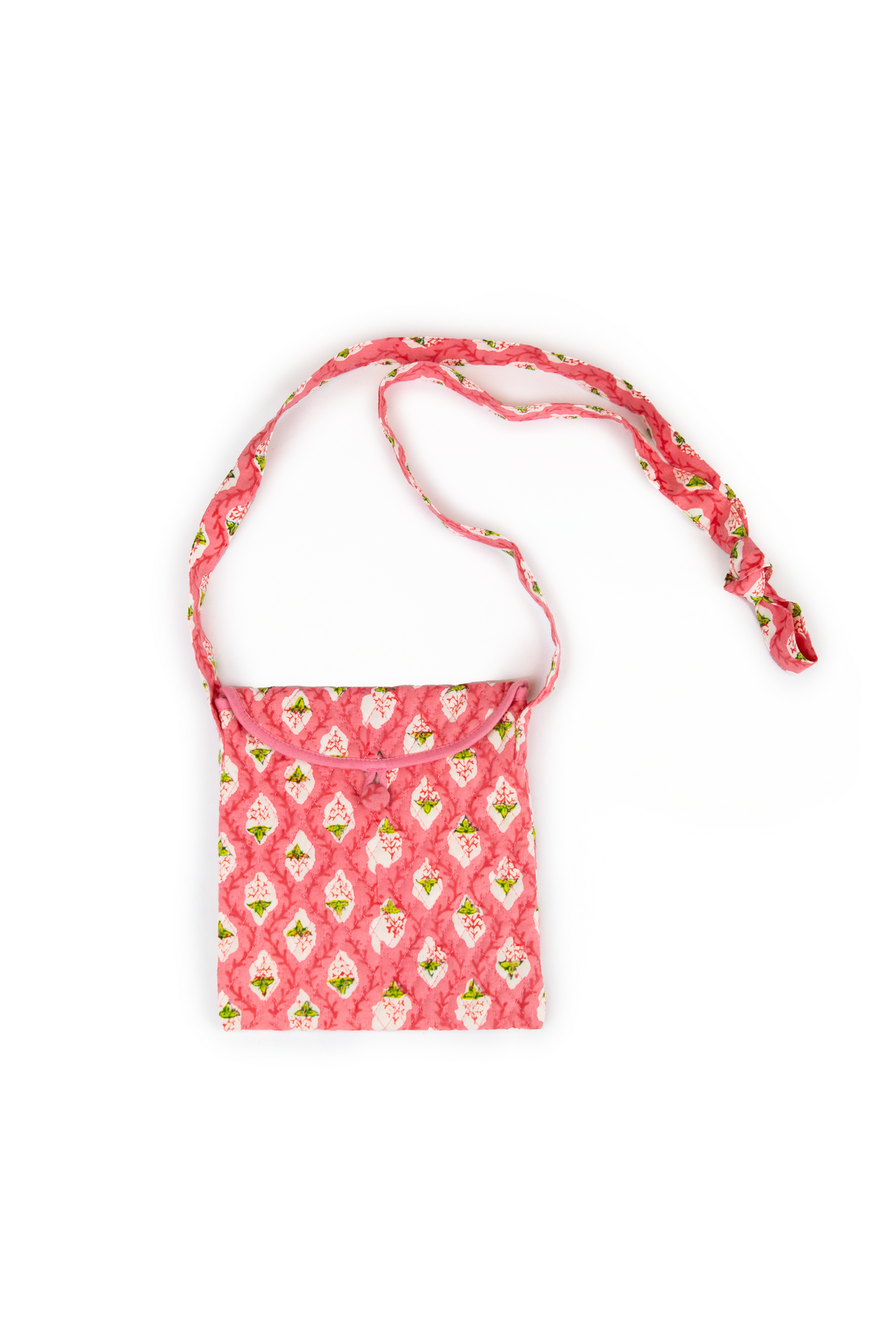 Block Print Small Crossbody Bag