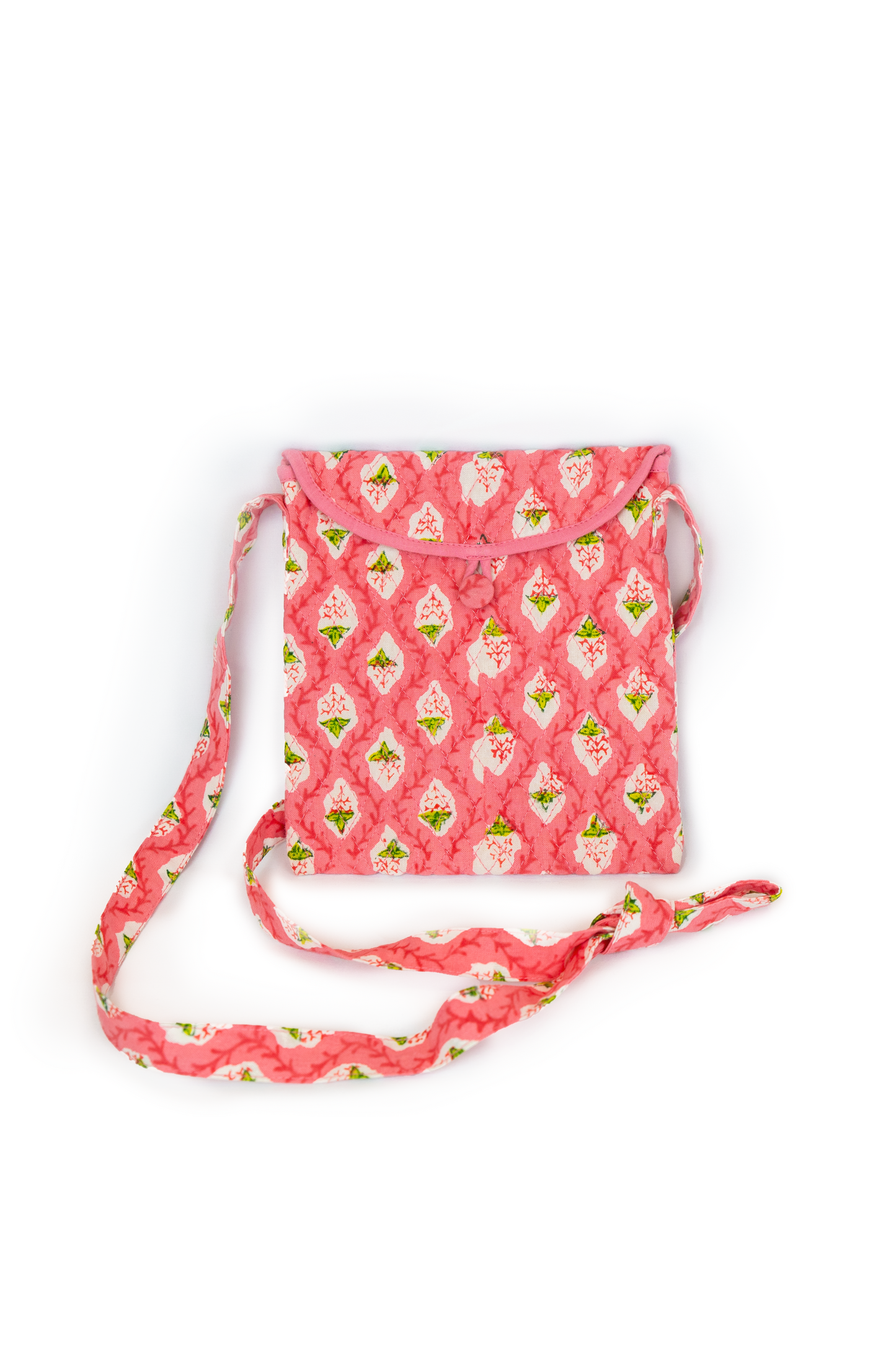 Block Print Small Crossbody Bag