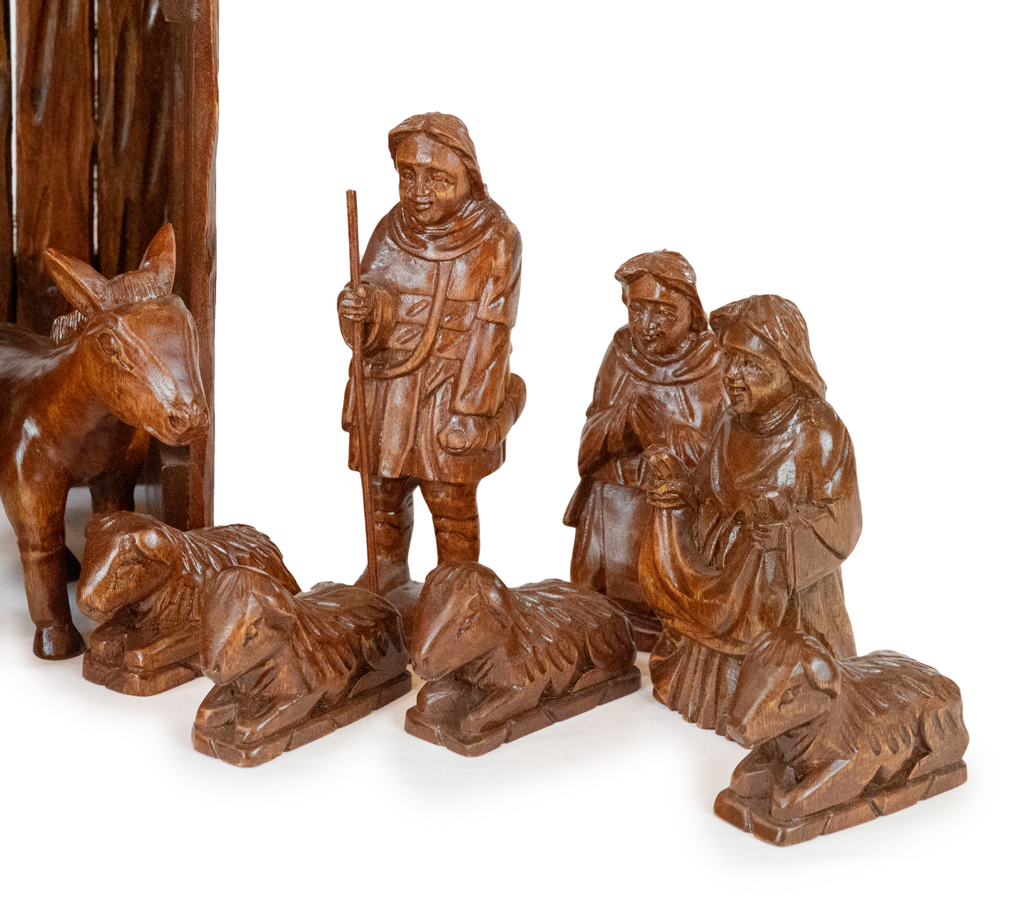 Traditional Wooden Nativity