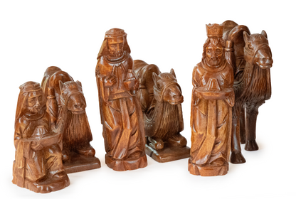 Traditional Wooden Nativity