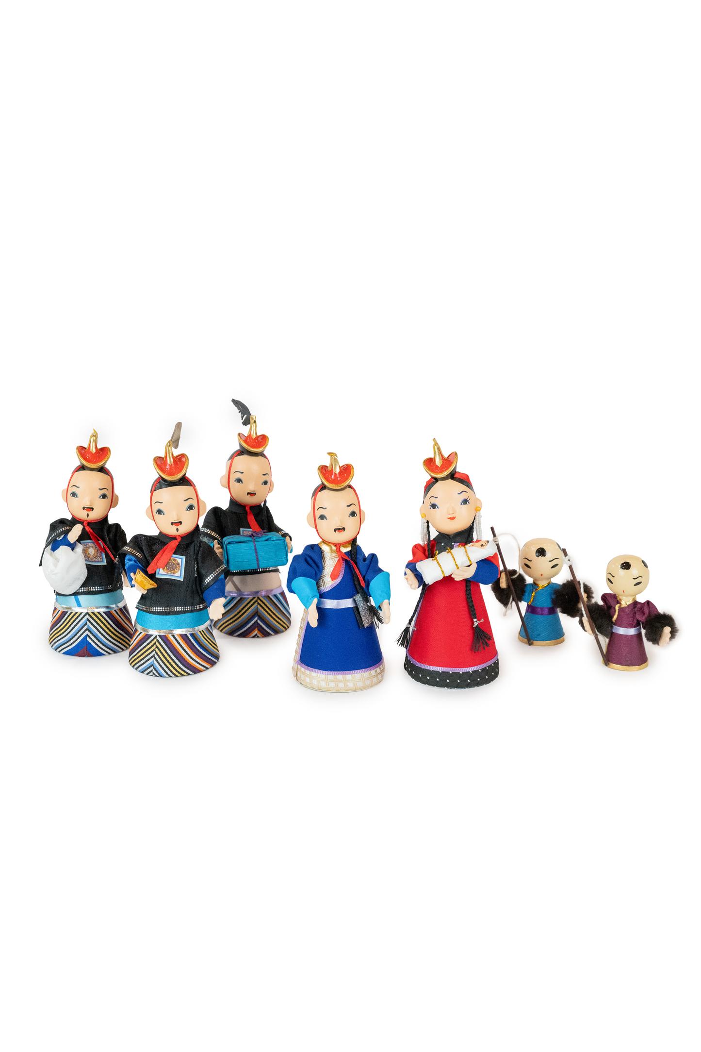 Mongolian Silk Nativity