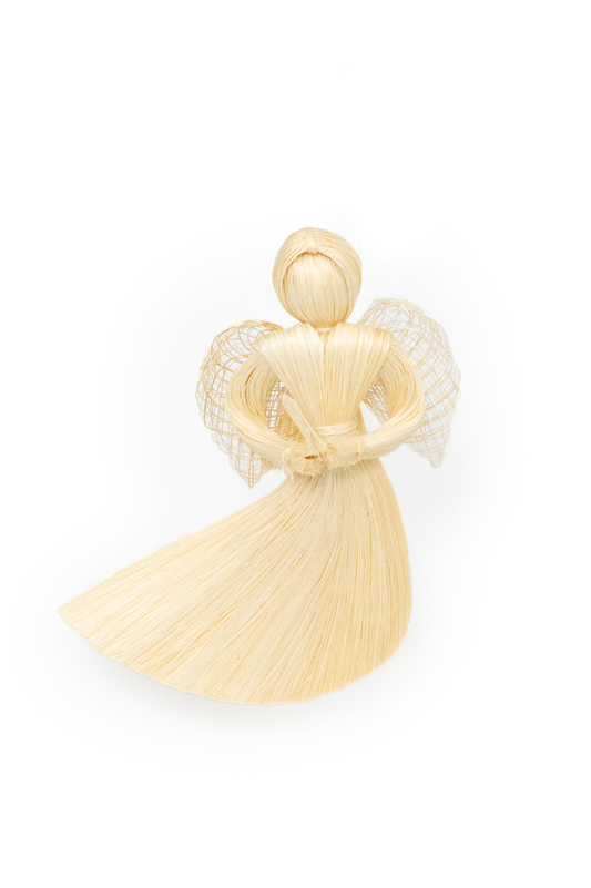 Abaca Fiber Angel Ornament