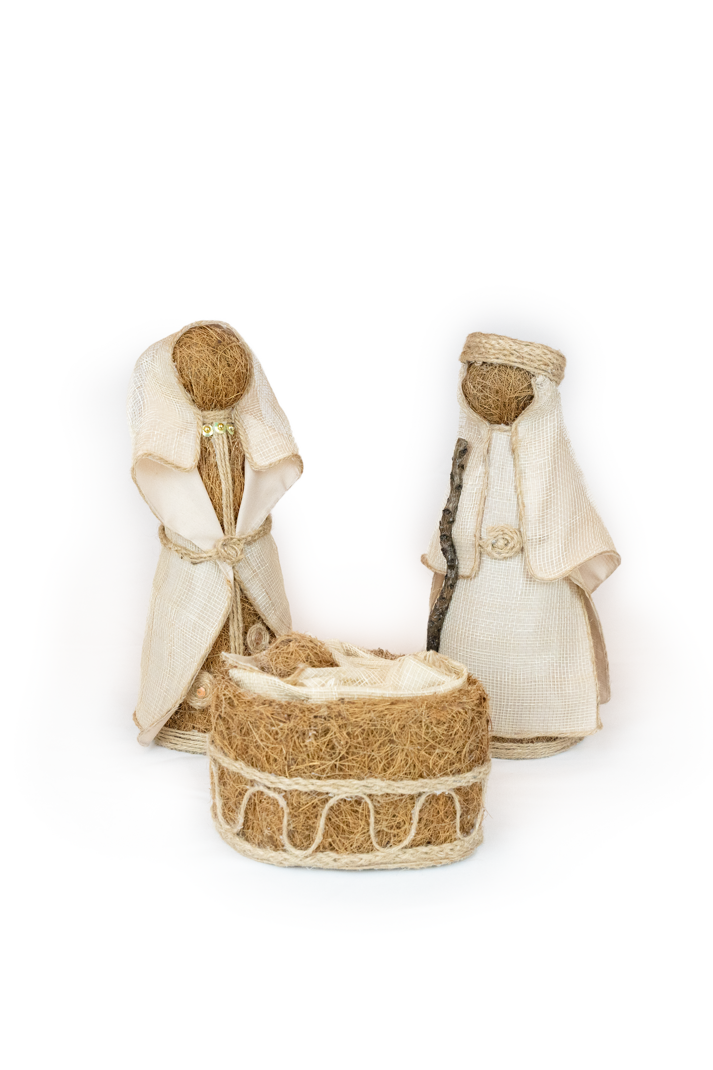 Coconut Fiber Nativity