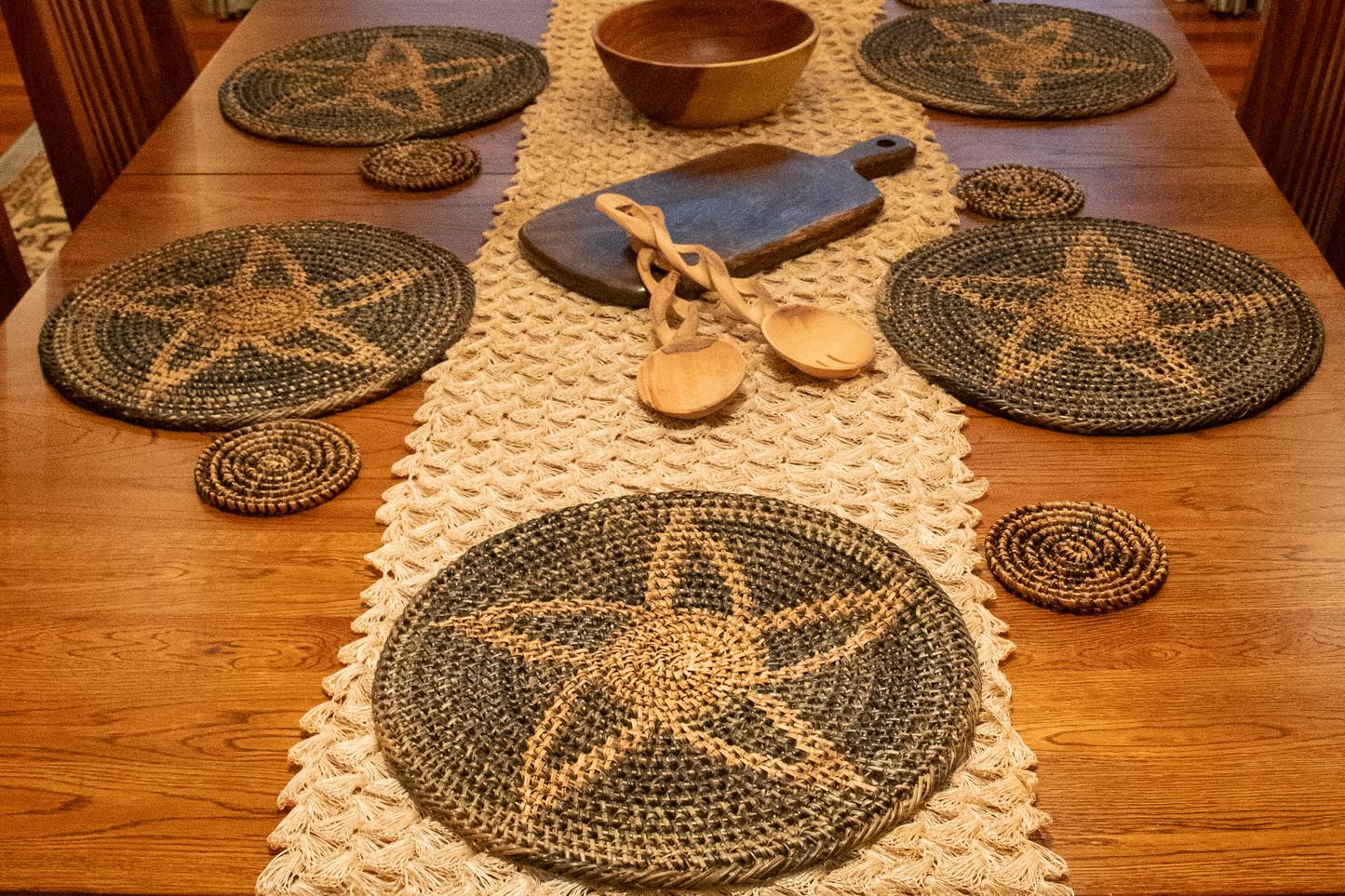 Handwoven Star Placemats
