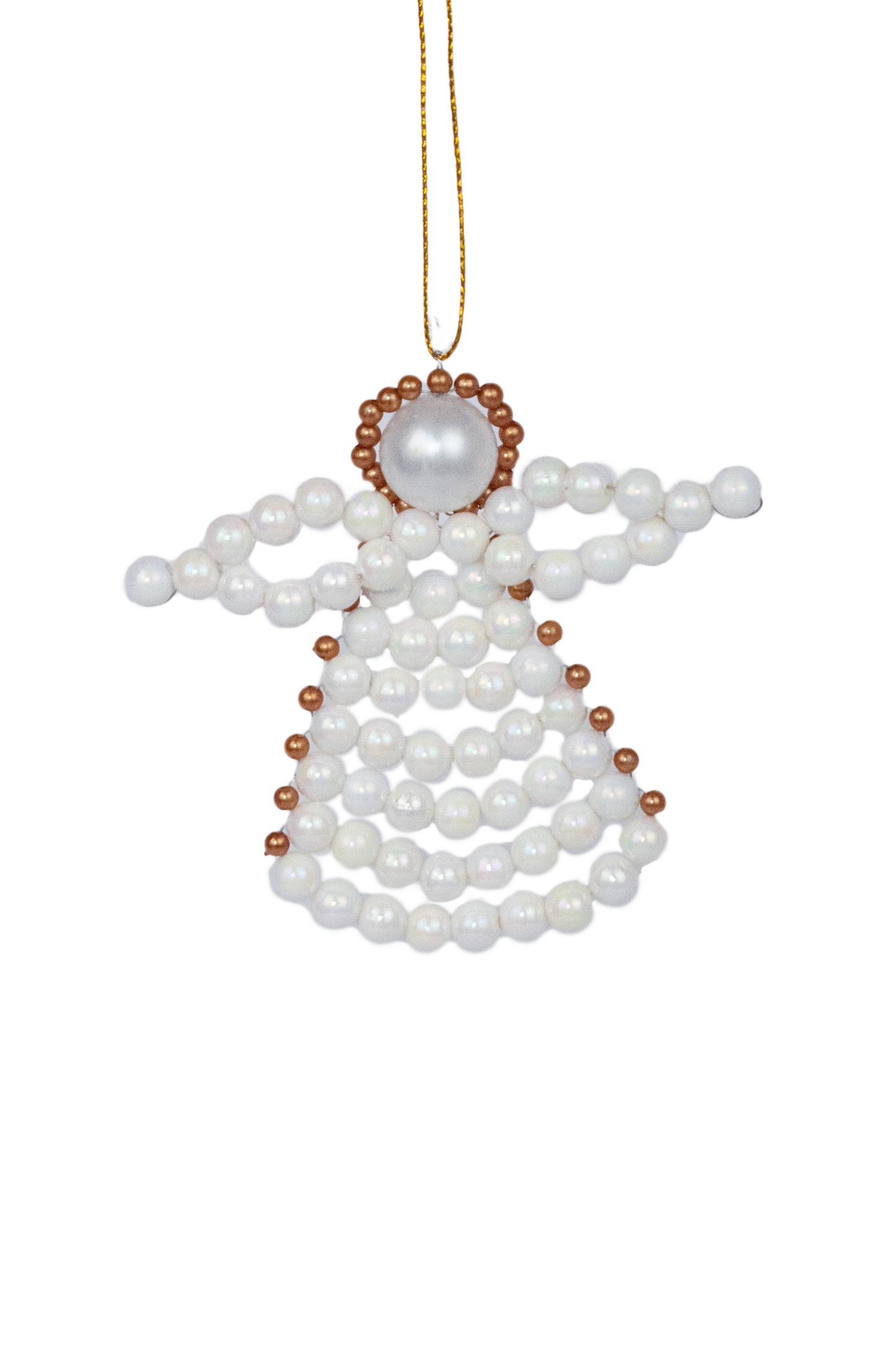 White Christmas Angel Ornament