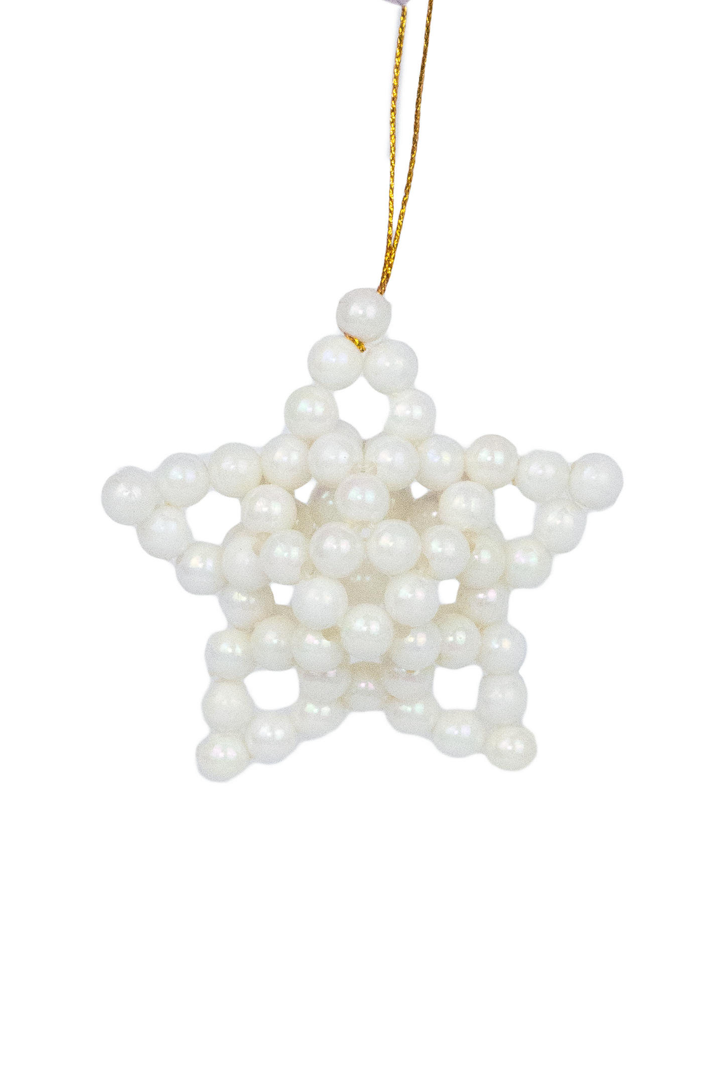 White Christmas Star Ornament