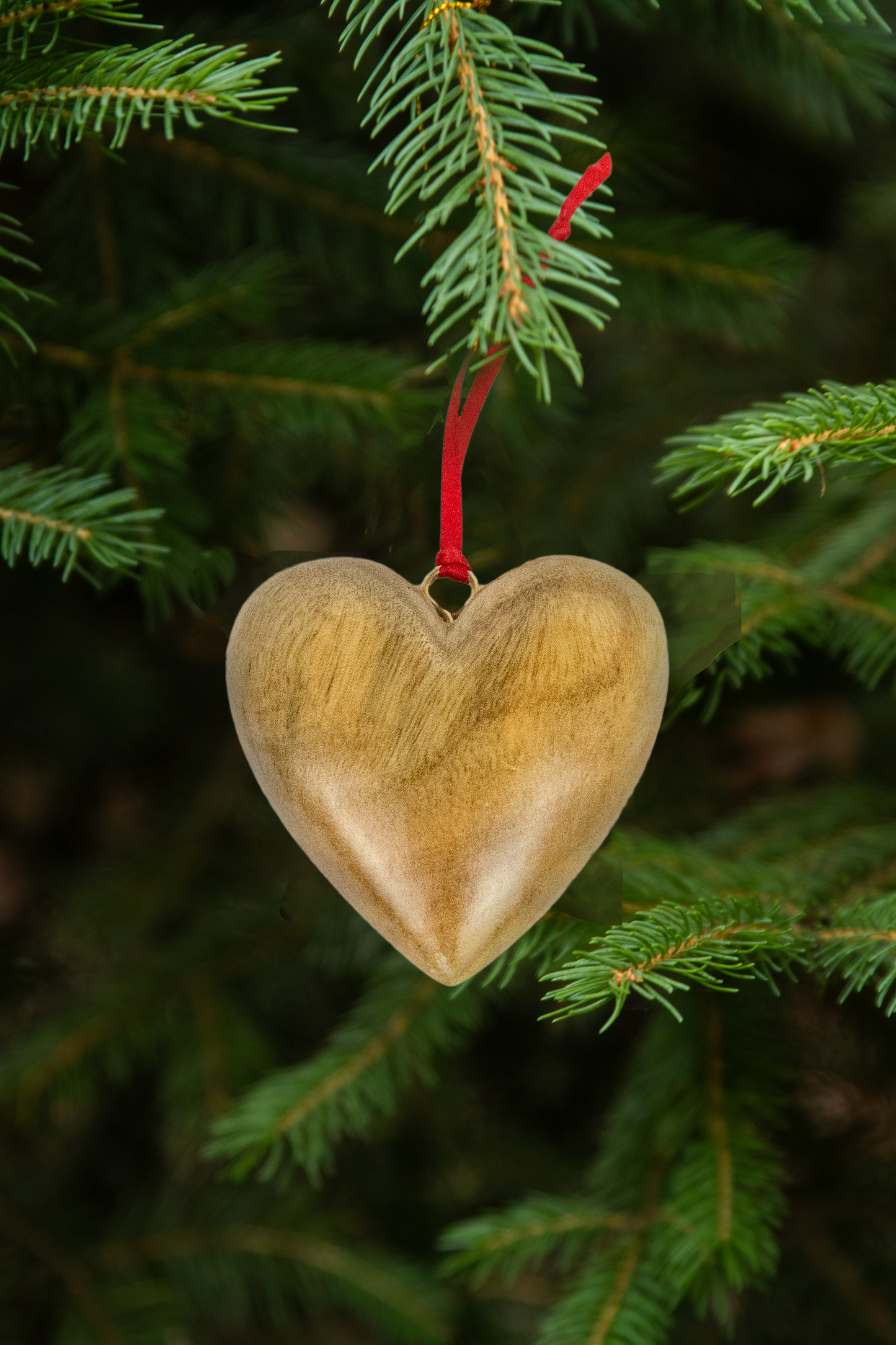 Wooden Heart Ornament