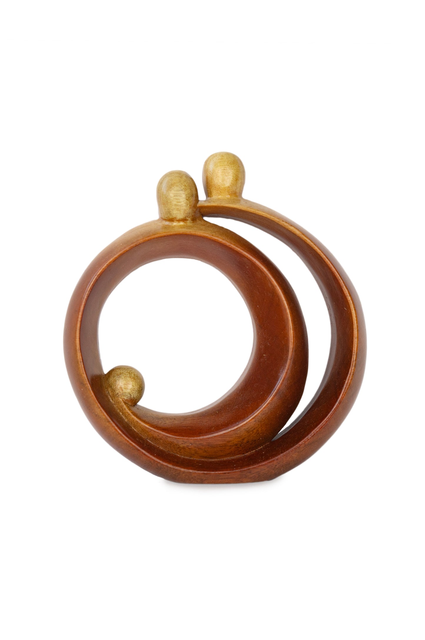 Minimalist Holy Family Wood Carving
