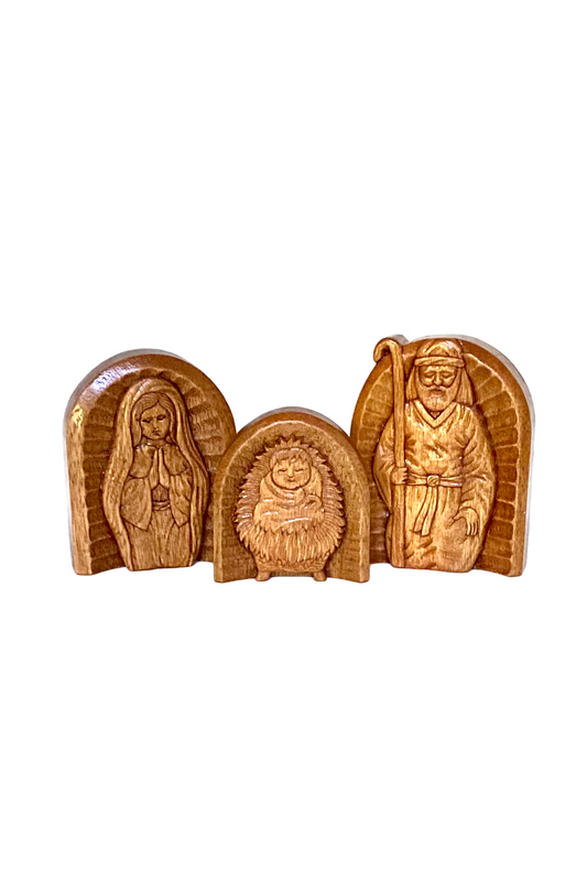 Holy Family Relief Carving